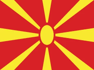 Bandeira da Macedônia do Norte
