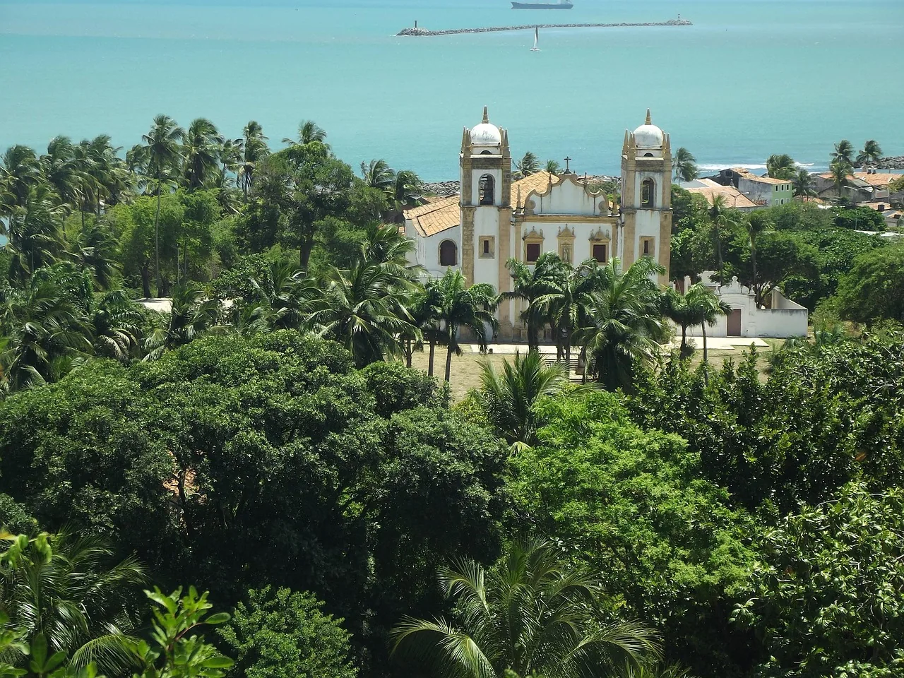 Recife histórico no Brasil para planejamento de imigração familiar.