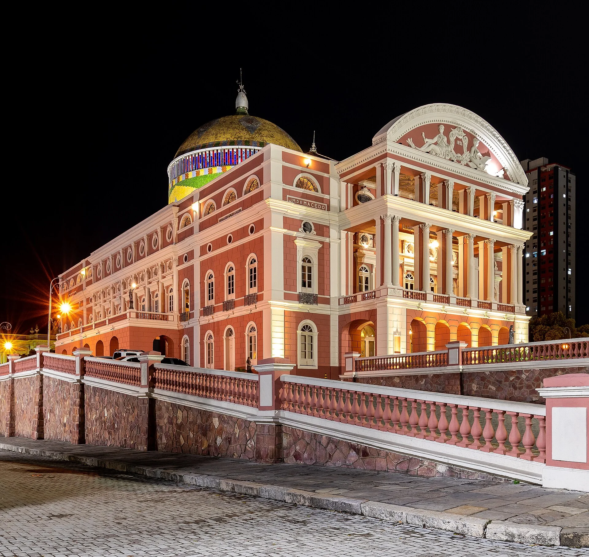 Teatro Amazonas em Manaus na zona norte do Brasil.