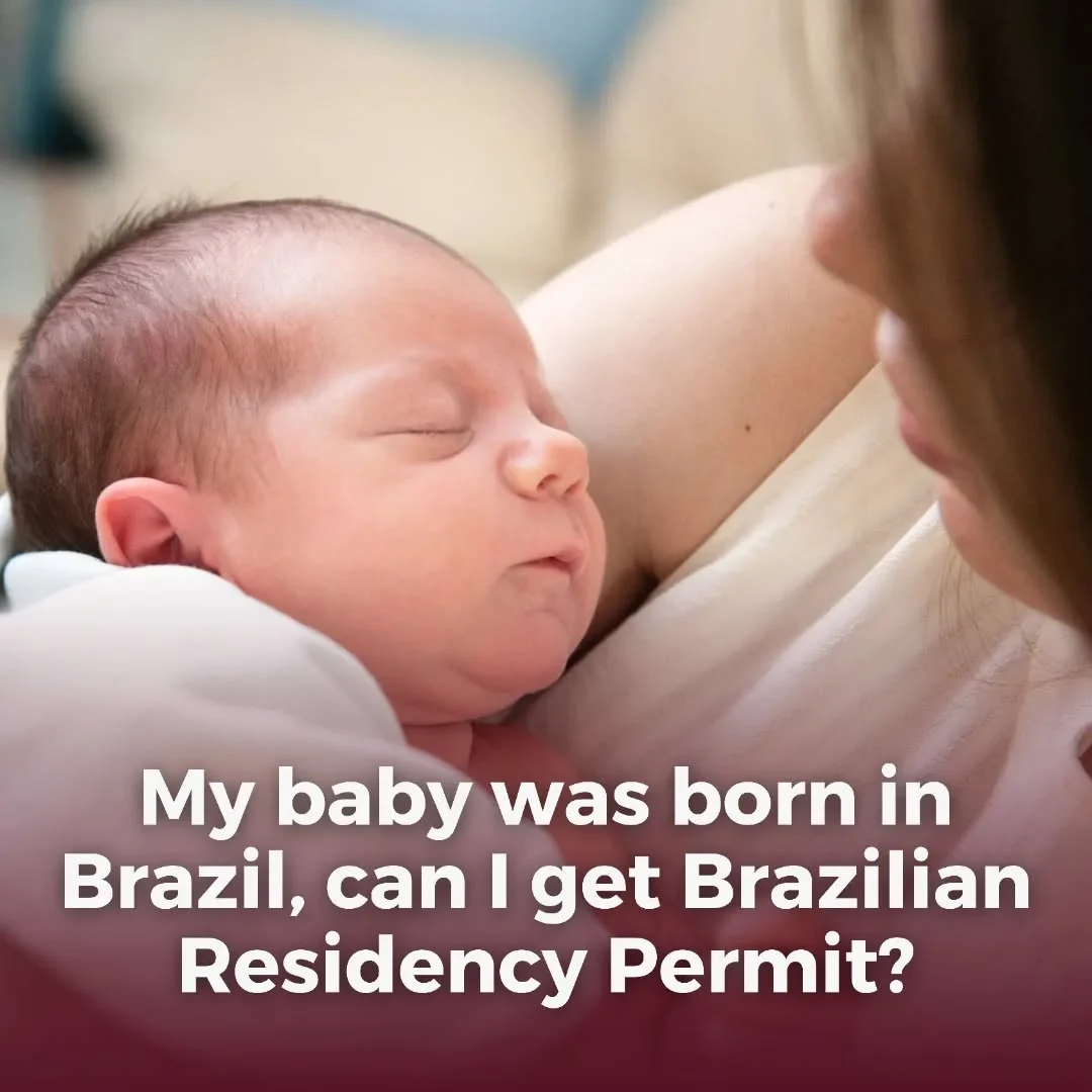 Se o seu bebê nasceu no Brasil, você pode ser elegível para se inscrever para uma família brasileira