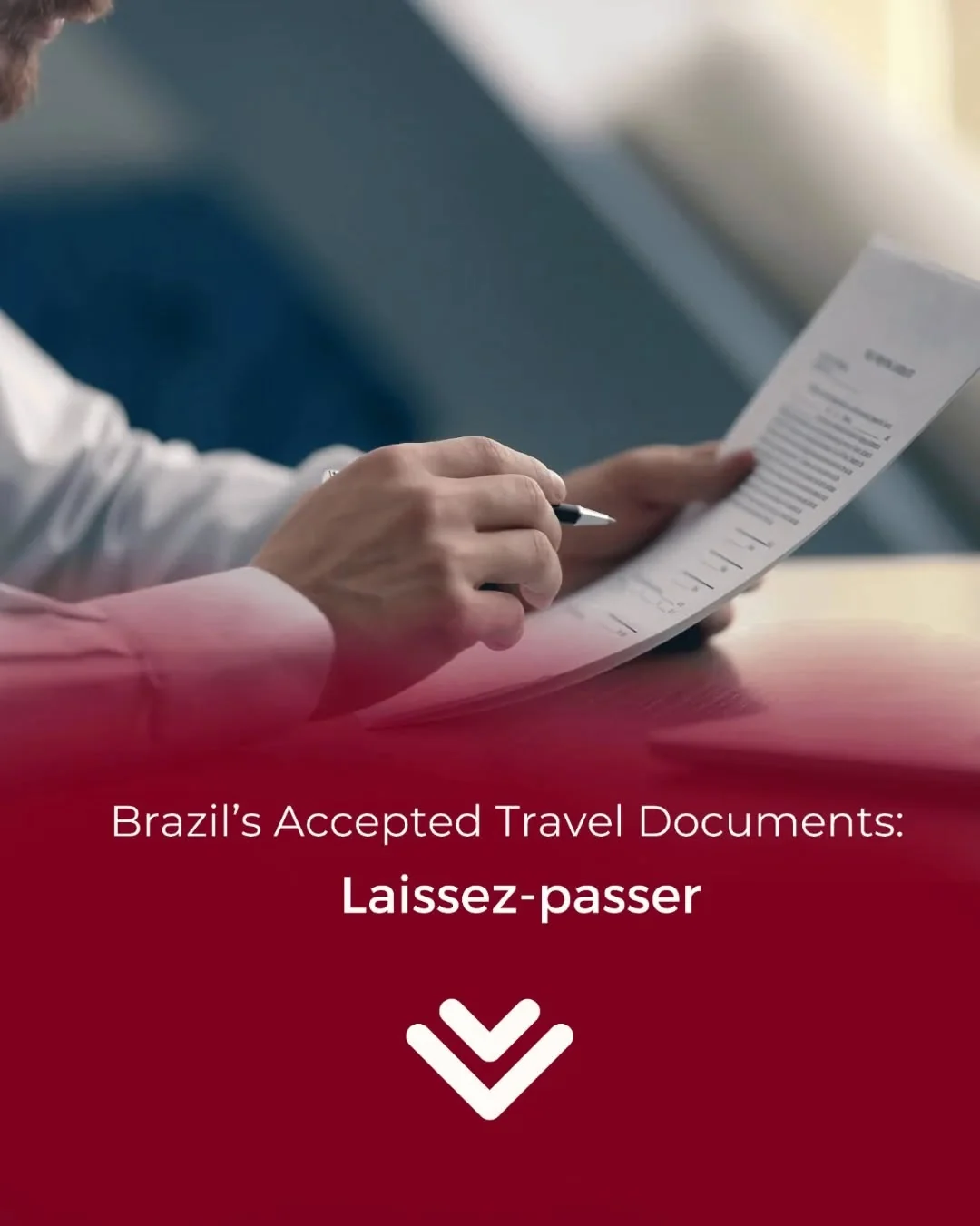 Brasil reconhece vários tipos de documentos de viagem para efeitos de entrada, estadia,
