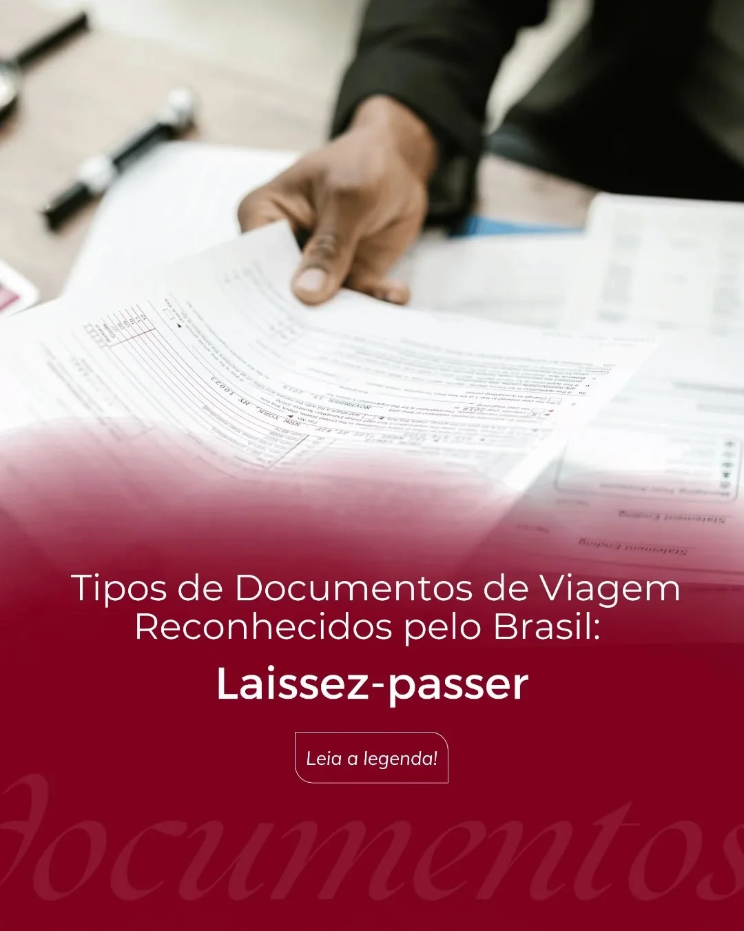 Brasil reconhece vários tipos de documentos de viagem para fins de entrada, estadia ou
