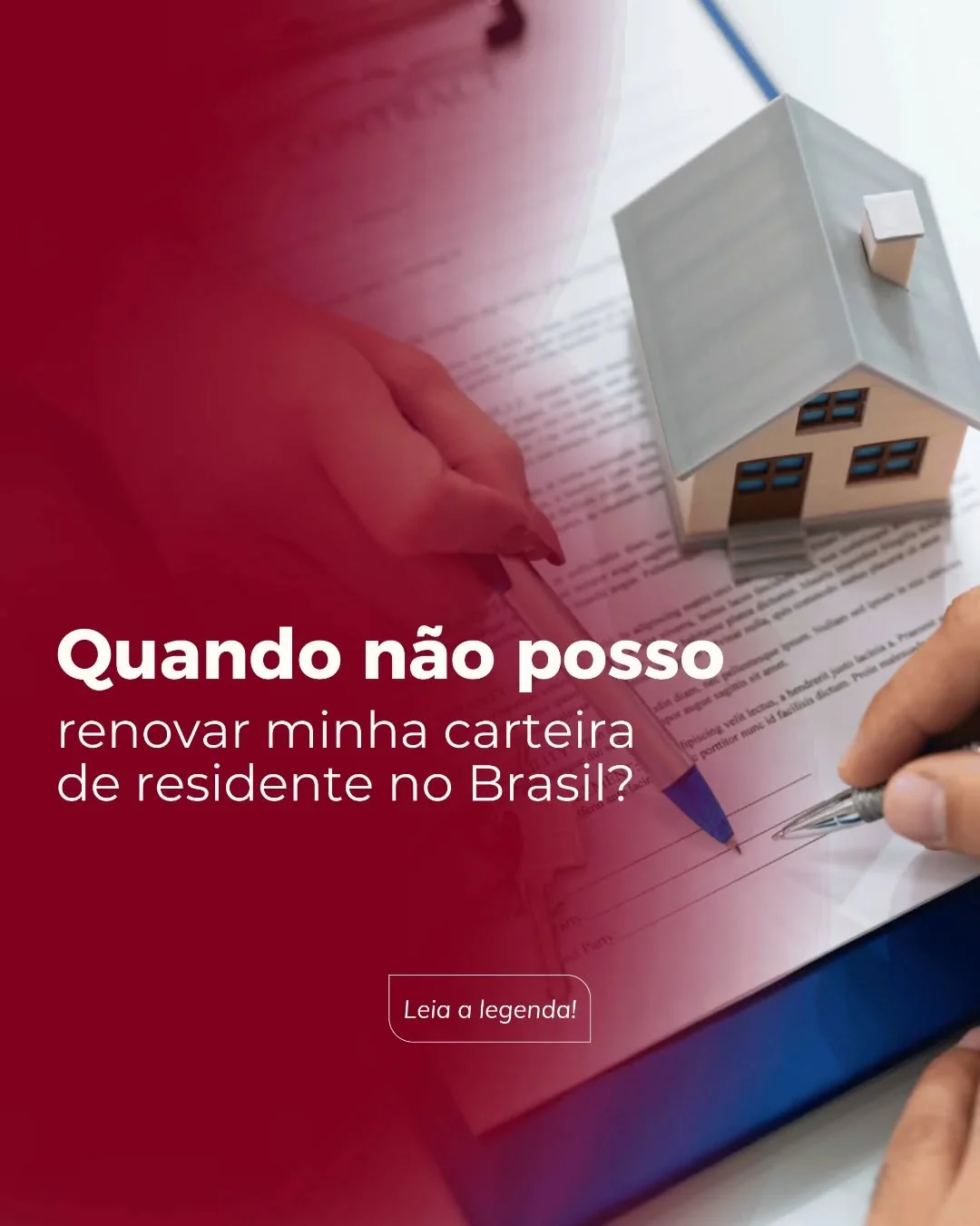 A renovação do cartão de residente no Brasil pode ser impedida em alguns casos específicos