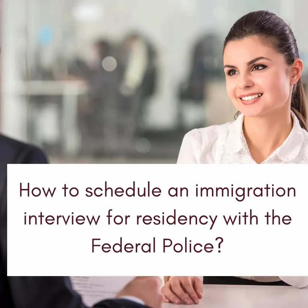 Como agendar entrevista de imigração para residência na Polícia Federal?