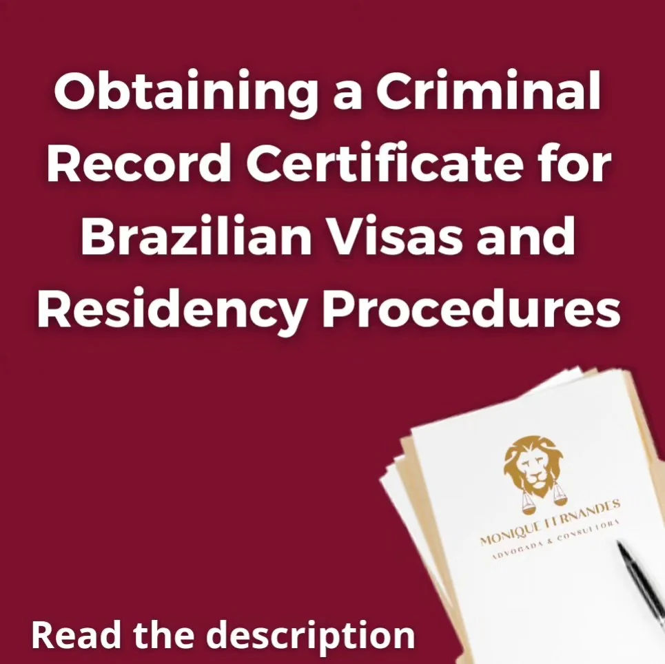 É fundamental salientar que um dos pré-requisitos legais para a obtenção de residência