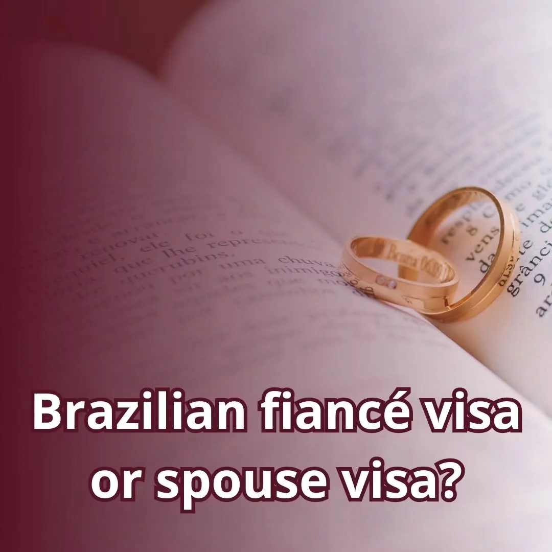 Brasil não oferece vistos específicos de noivo ou cônjuge, mas possui disposições para