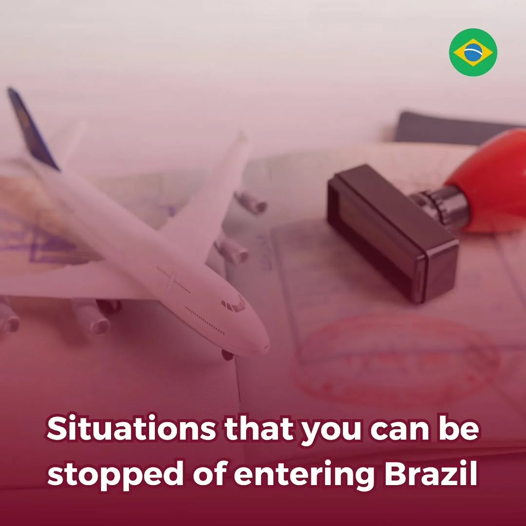 As principais hipóteses são: - Documento de viagem inválido para o Brasil; - Viagem