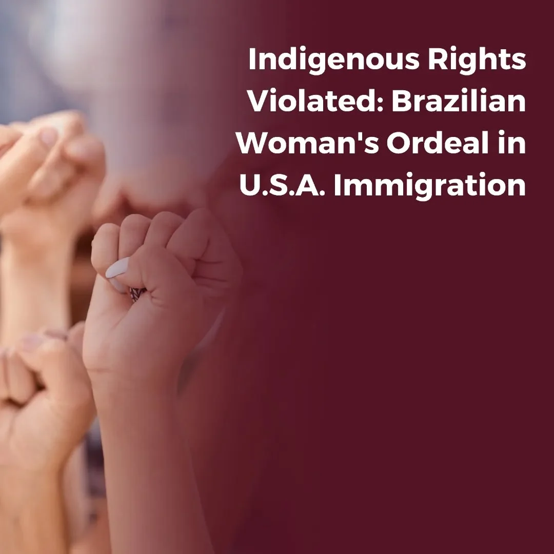 De acordo com esta notícia, como imigrante indígena nos Estados Unidos, o brasileiro