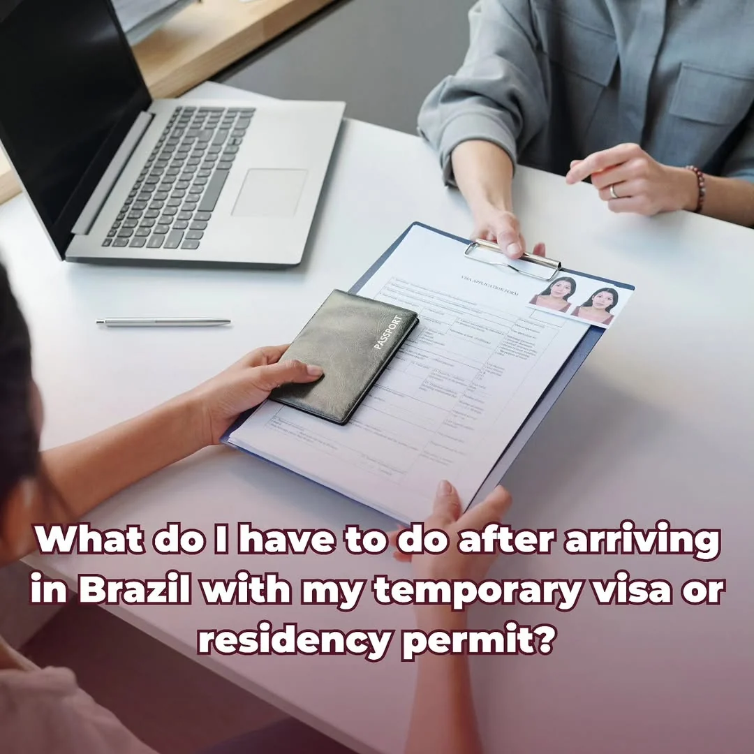 Se você possui um visto temporário ou autorização de residência, é imprescindível preencher o seu