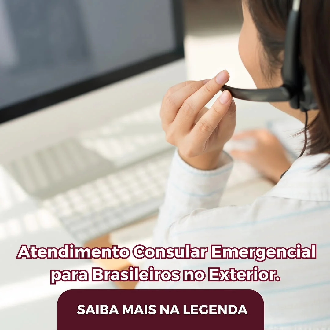 Em situações em que um brasileiro precise de assistência consular de emergência fora do negócio