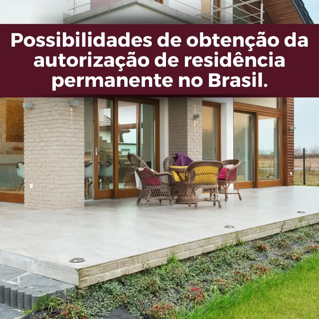 A obtenção de autorização de residência permanente (por tempo indeterminado) no Brasil é regida por um