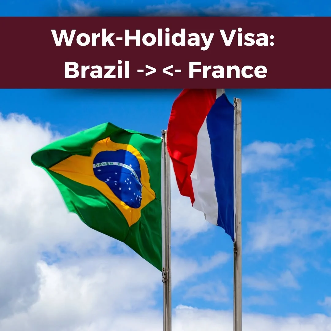 O acordo de visto de trabalho-férias entre Brasil e França permite que jovens de