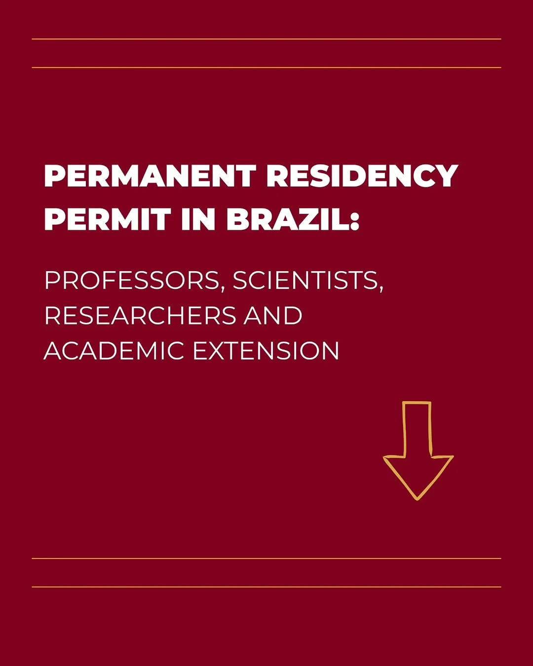 Estrangeiros que venham ao Brasil para pesquisa, ensino ou extensão acadêmica,