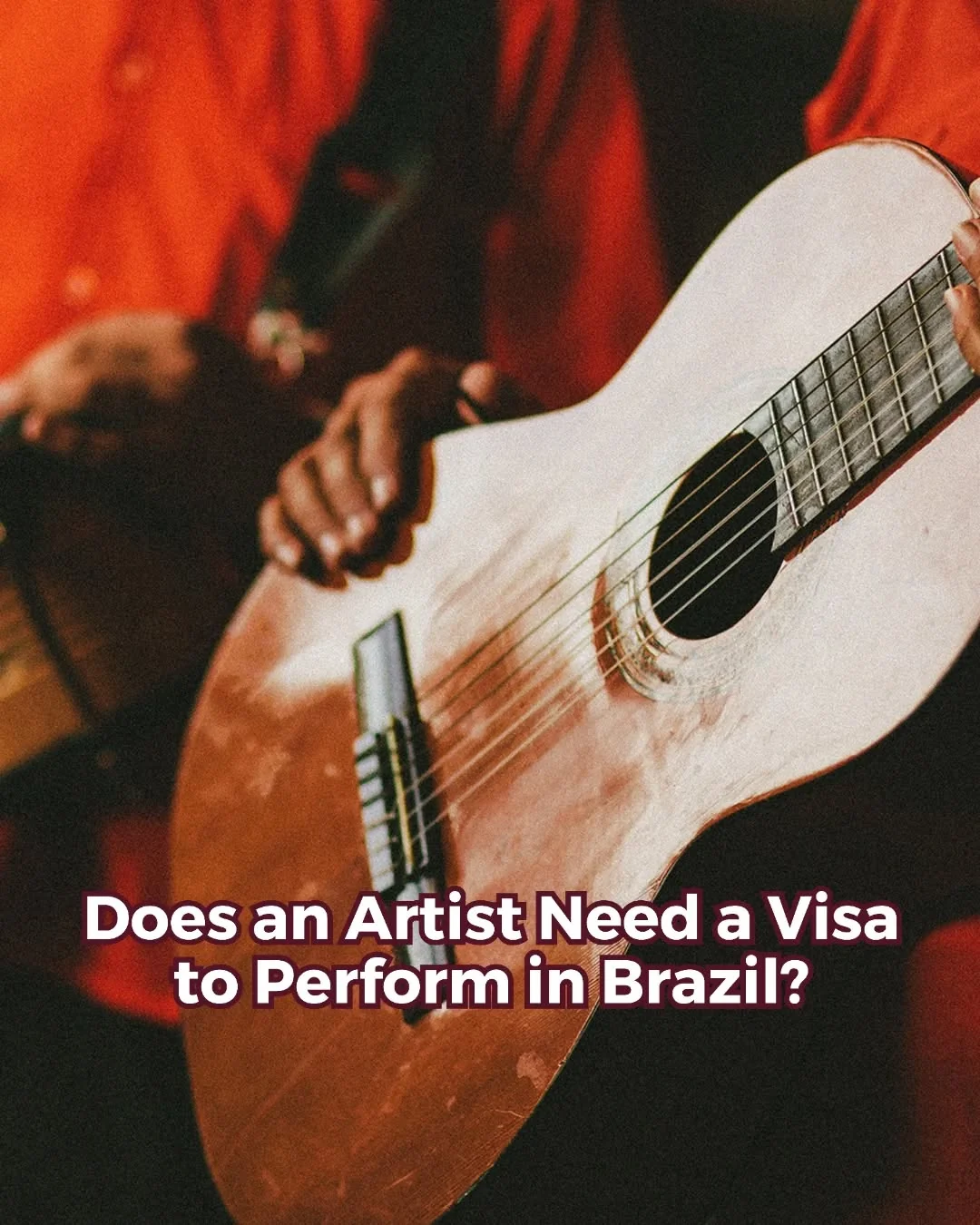 Se um artista cobrar uma taxa pela sua apresentação, será necessário um visto de trabalho