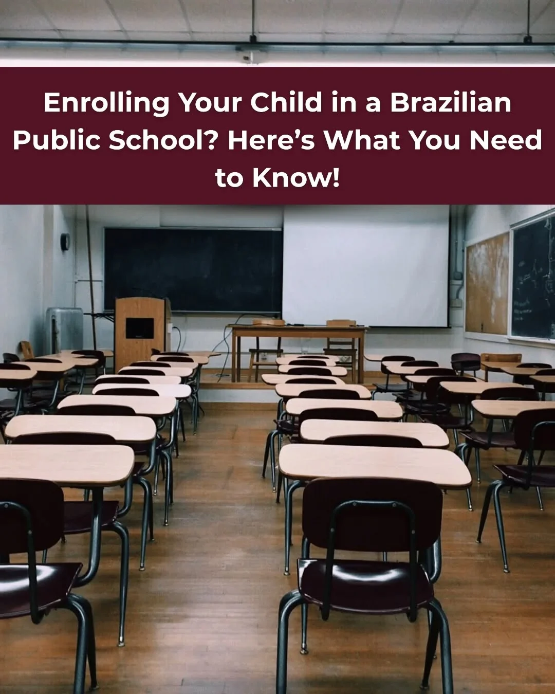 No Brasil o ensino domiciliar é proibido e os pais devem comparecer ao público mais próximo