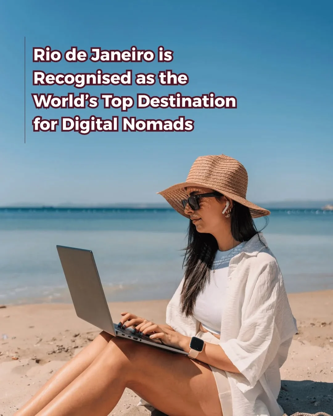 O Rio de Janeiro foi recentemente eleito o principal destino mundial para nômades digitais,