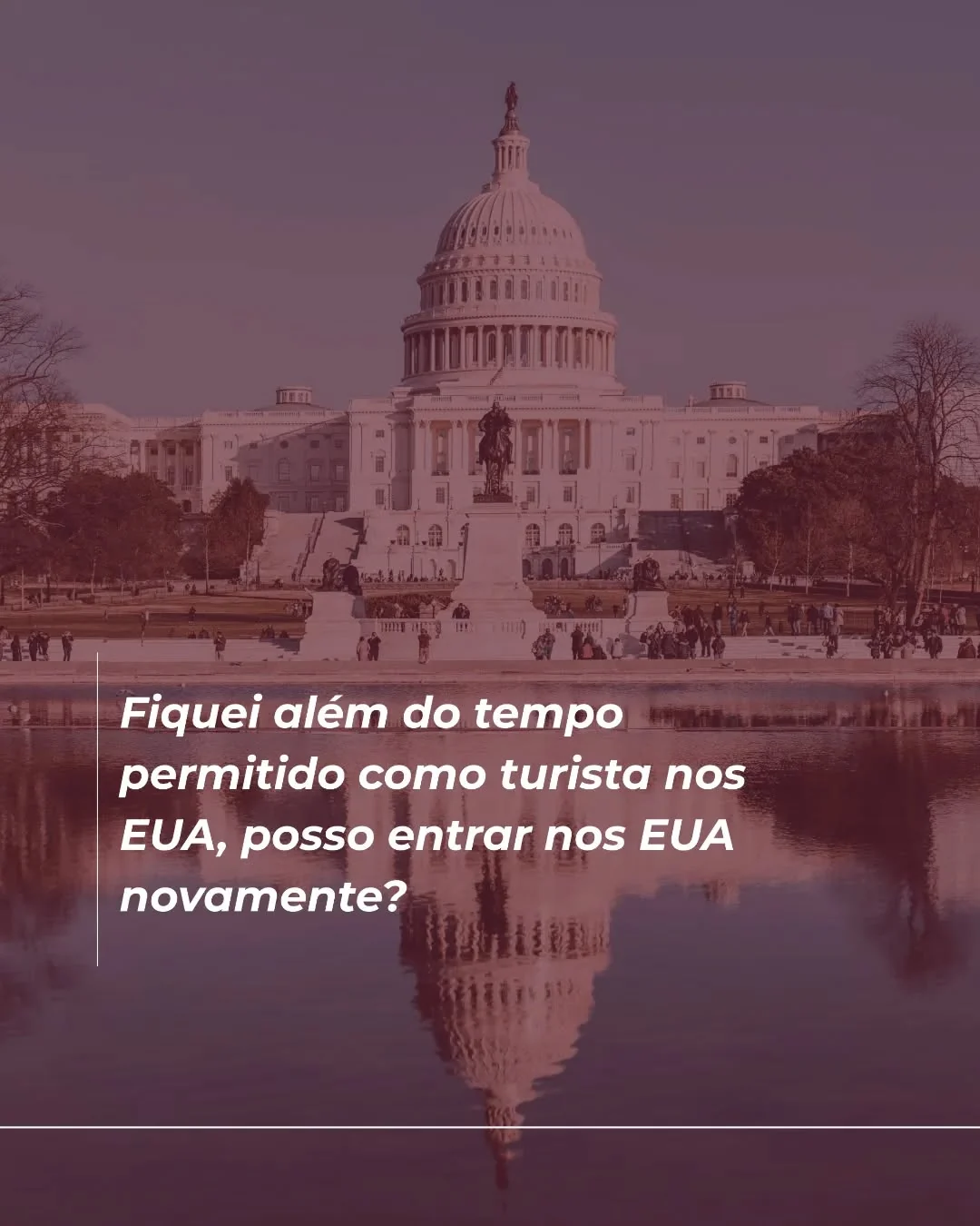 Quando uma pessoa permanece nos Estados Unidos além do tempo permitido como turista, ela