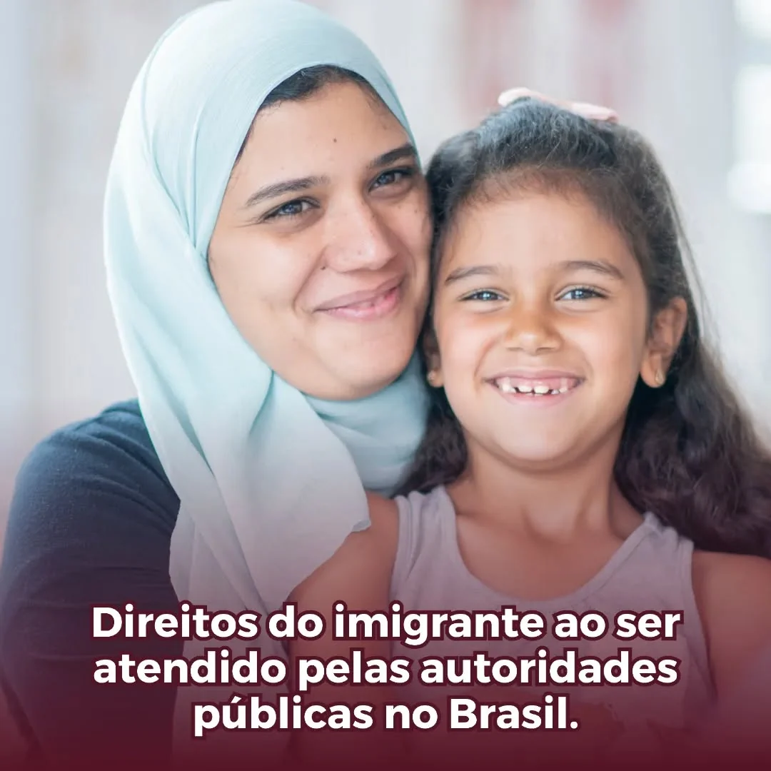 Os imigrantes, ao receberem atendimento nos serviços públicos brasileiros, devem ser tratados de acordo com os princípios estabelecidos na Lei nº 13.460/17, garantindo que recebam atendimento pautado nos seguintes princípios: civilidade, respeito, acessibilidade, cortesia, presunção de boa-fé do usuário, igualdade, eficiência, segurança e ética