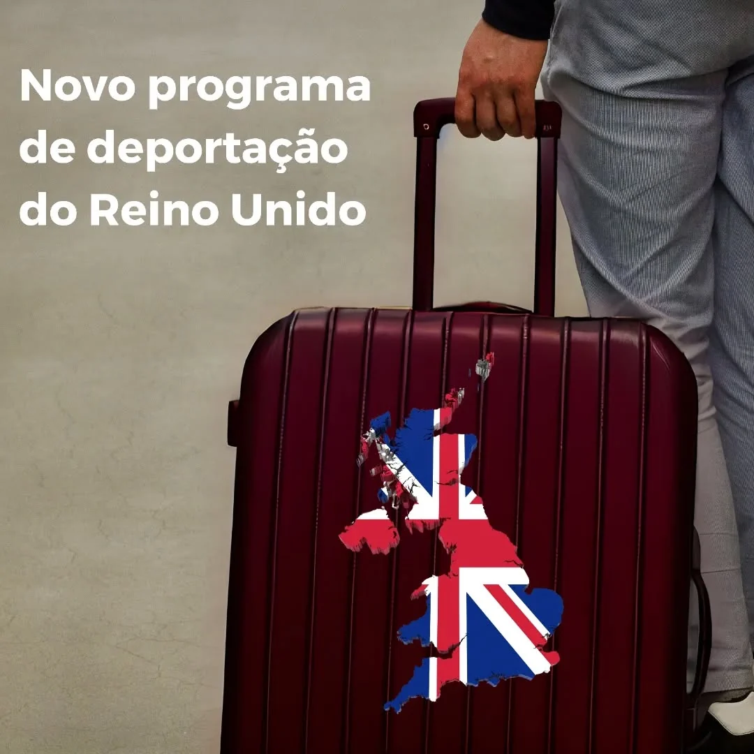 O Reino Unido começou a implementar um novo programa de deportação de pessoas irregulares