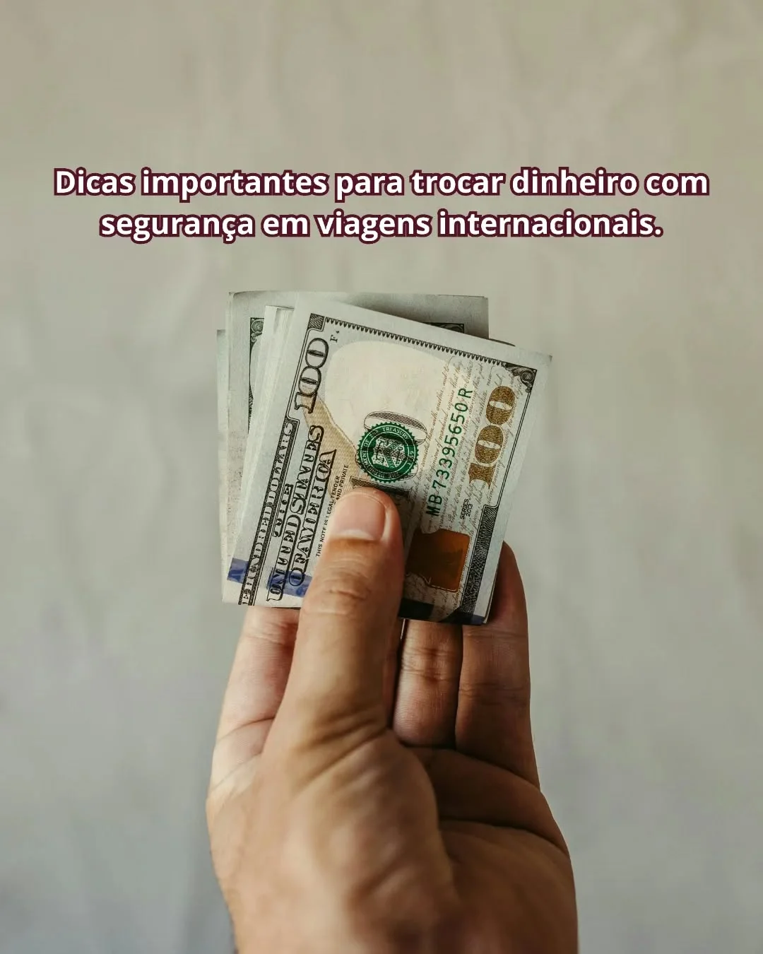 Ao trocar dinheiro em viagens internacionais, é fundamental ter cuidado com