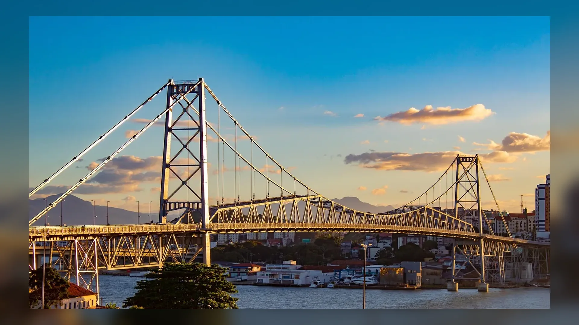 Litoral de Florianópolis no Brasil.