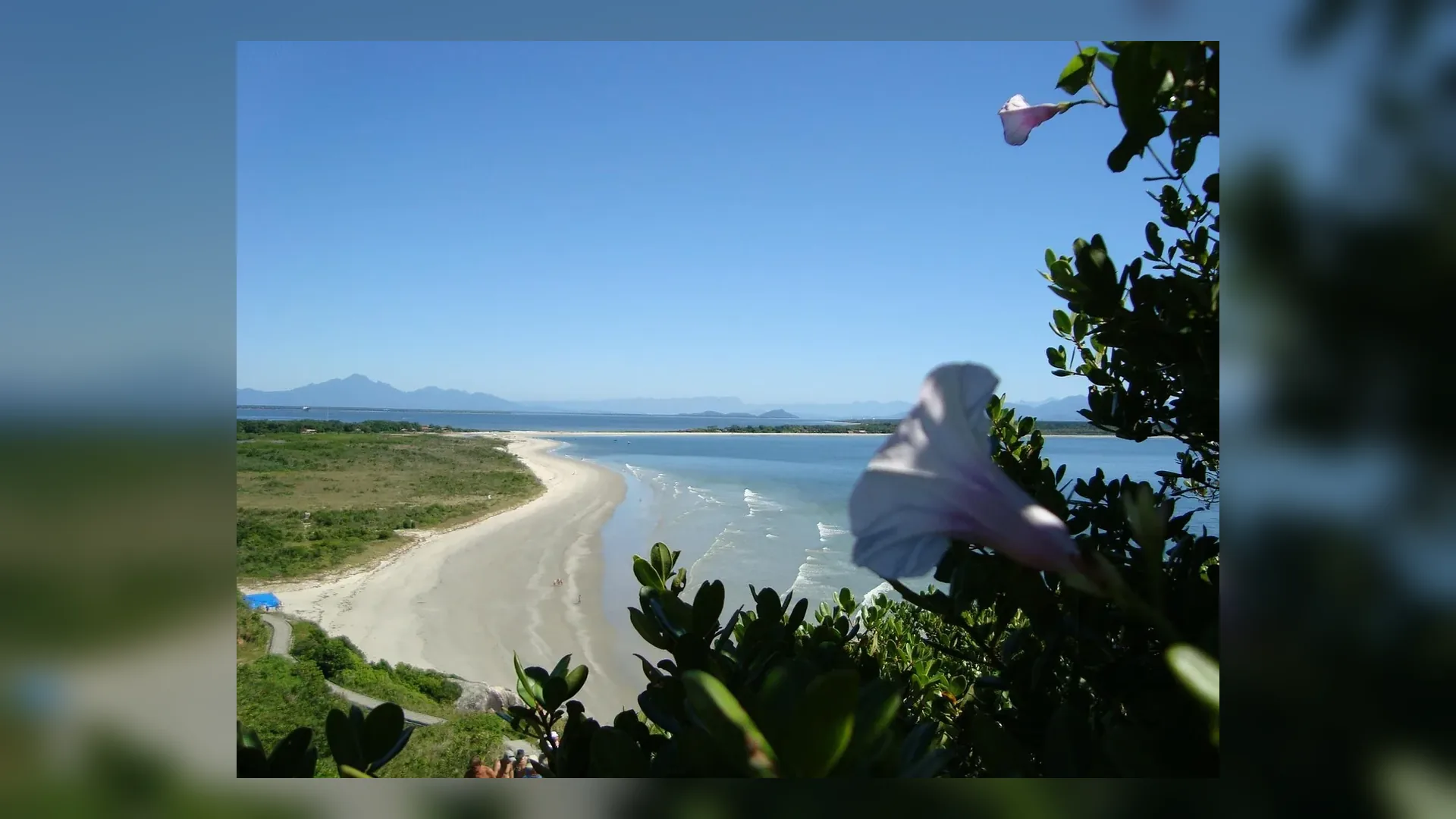 Ilha do Mel no Brasil.