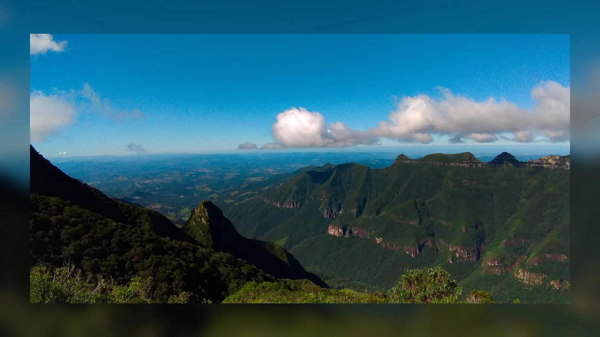 Serra do Rio do Rastro no Brasil.