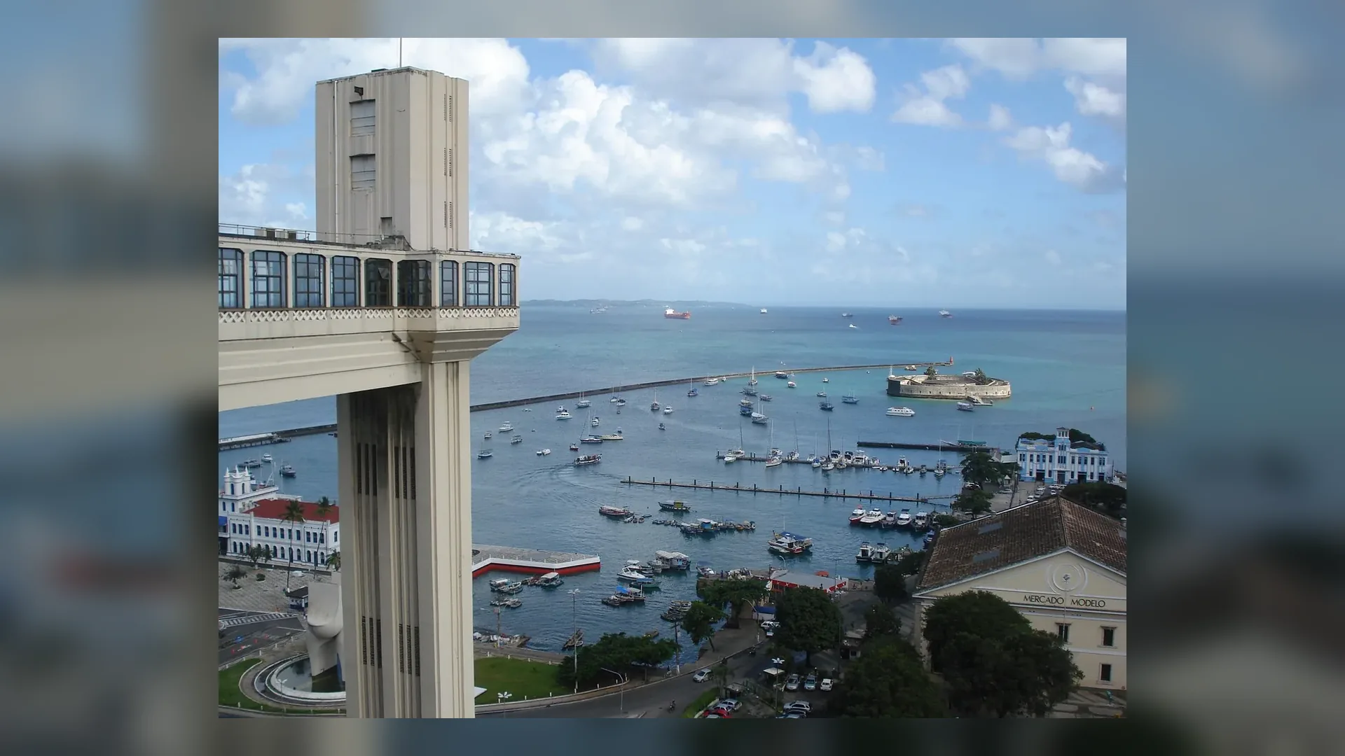 Farol da Barra in Salvador in Brazil.