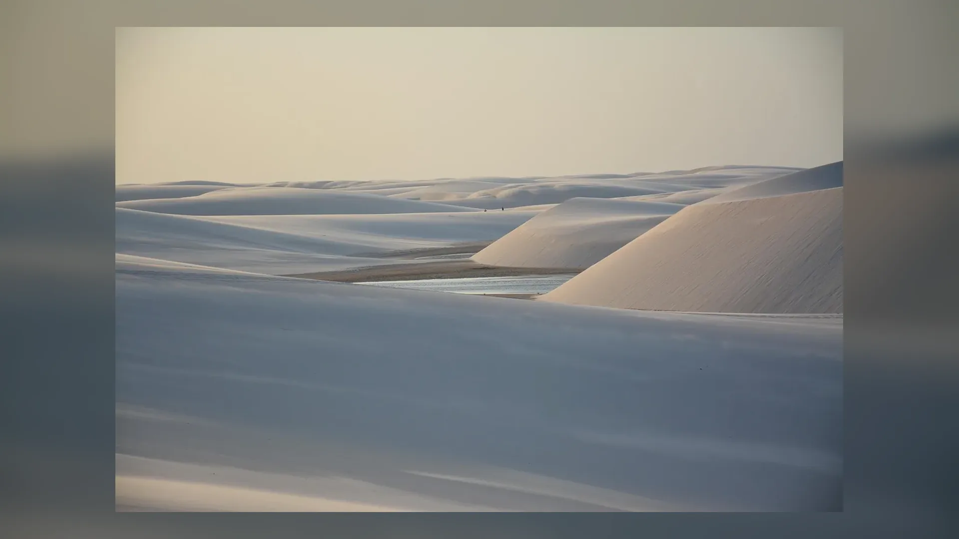 Lençois Maranhenses dunes and lagoons in Brazil.