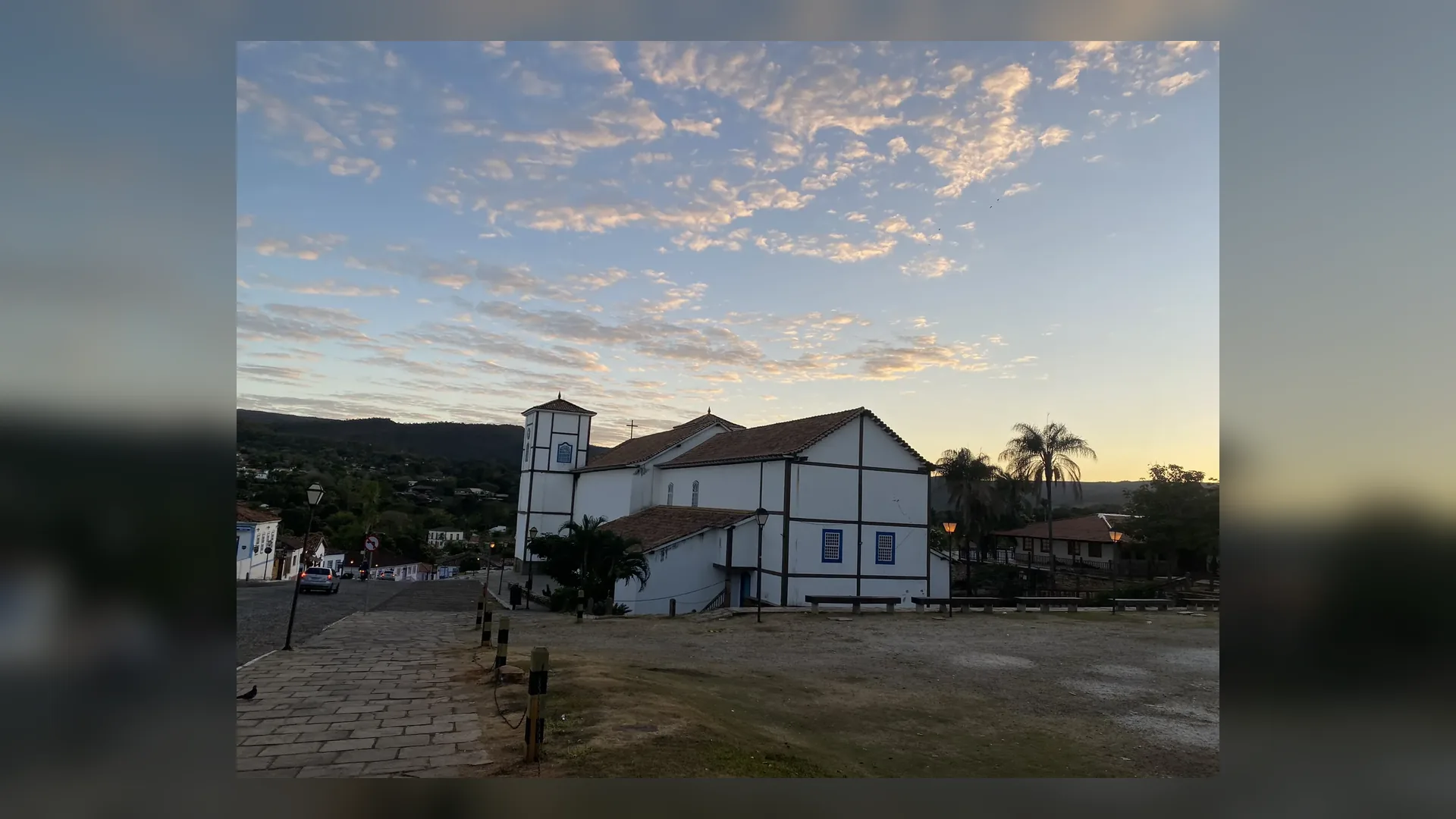 Historic center of Pirenopolis in Brazil.